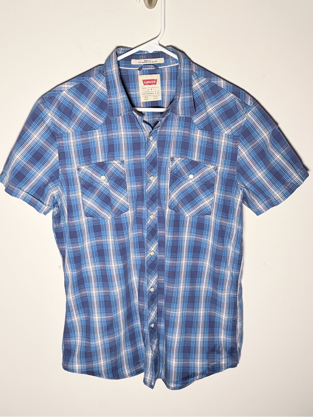 Levi's Men's Western Short-Sleeve Pearl Button-Up Shirt